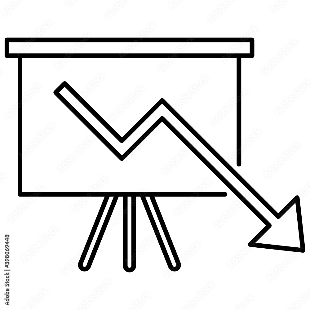 Falling Share Stock Vector Icon Design, Financier and investors Symbol on White Background, Business Capitalism and Finance Sign, Market Trends Down Concept, Falling Share Stock Vector Icon Design, Financier and investors Symbol on White Background, Business Capitalism and Finance Sign, Market Trends Down Concept,
