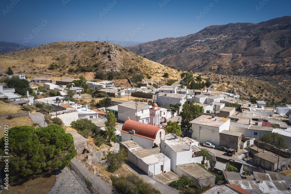 Kria Vrisi on Crete, traditional village