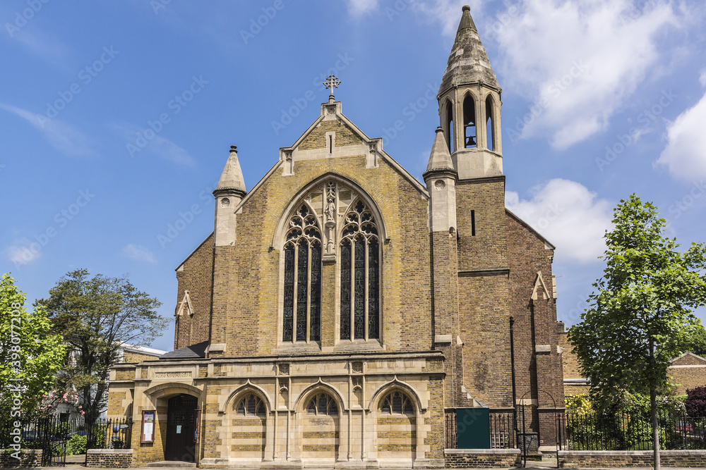 Christ Church in Chelsea (1839). London, England.