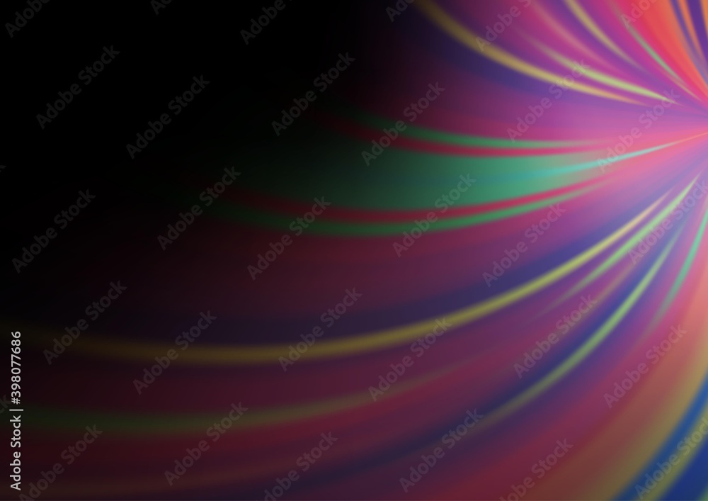 Fototapeta premium Dark Blue, Red vector blurred background. A vague abstract illustration with gradient. The template can be used for your brand book.