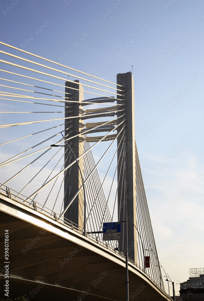 Fototapeta premium Viaduct in Bucharest. Romania