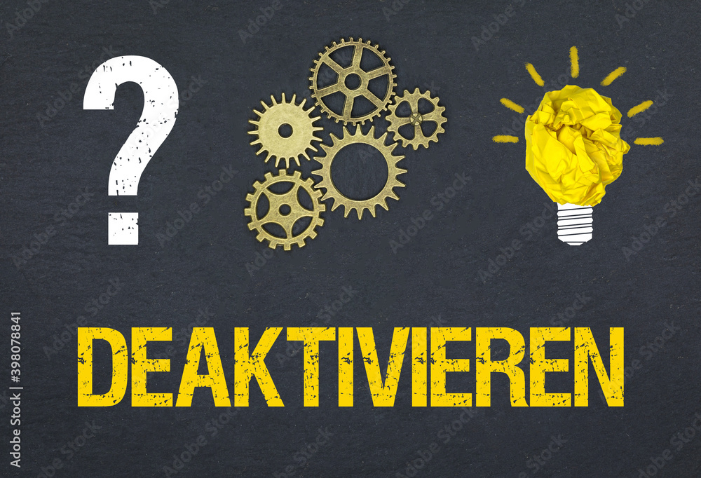 Obraz premium Deaktivieren