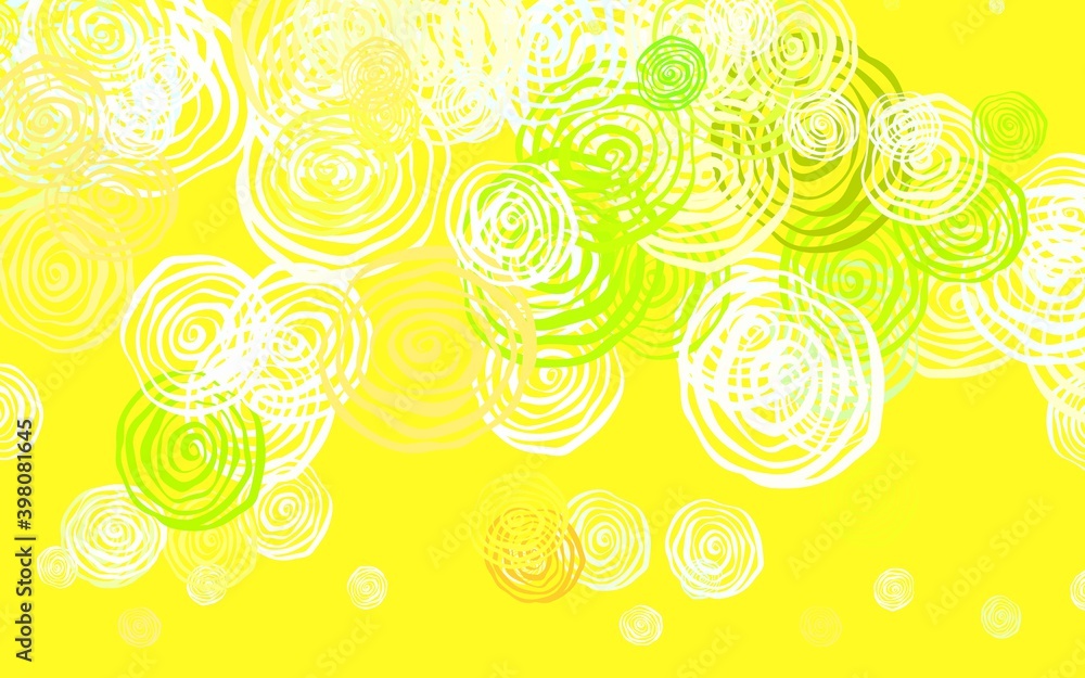 Light Blue, Yellow vector abstract background with roses. Light Blue, Yellow vector abstract background with roses.