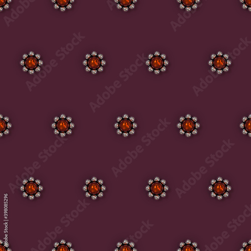 Iron ball seamless pattern