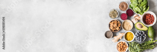 Wallpaper Mural Healthy clean food banner Torontodigital.ca