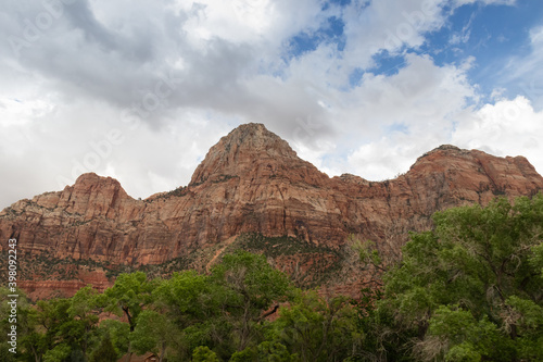 Rock formations at Zion National Park