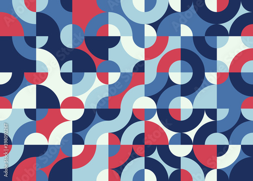 Circular Abstract Vector Pattern Design