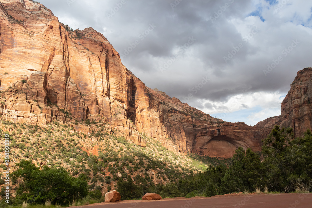 Rock formations at Zion National Park