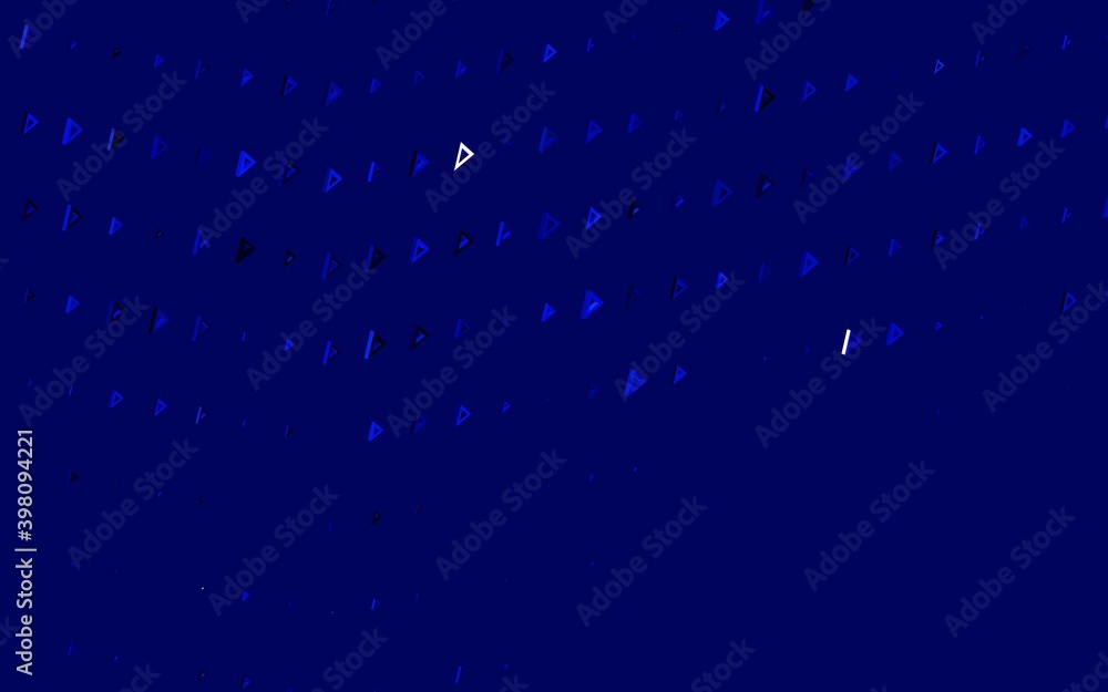 Dark BLUE vector layout with lines, triangles. Dark BLUE vector layout with lines, triangles.