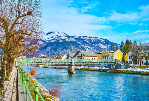 Sunny day in Bad Ischl, Austria photo