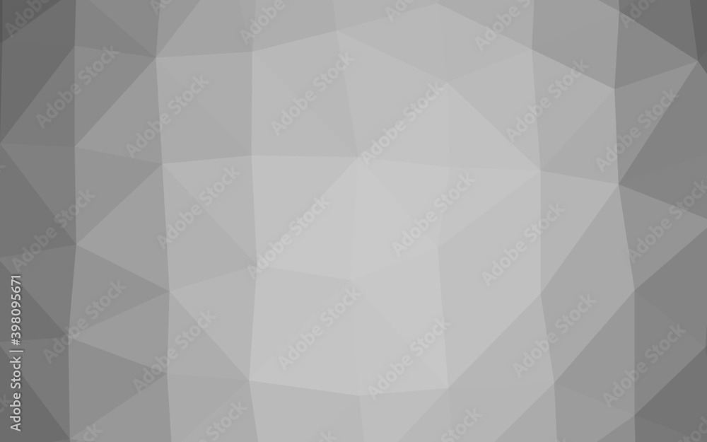 Light Silver, Gray vector triangle mosaic cover. A completely new color illustration in a vague style. Elegant pattern for a brand book. Light Silver, Gray vector triangle mosaic cover. A completely new color illustration in a vague style. Elegant pattern for a brand book.