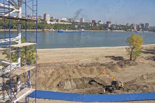  Construction of a new beach for the 2018 FIFA World Cup