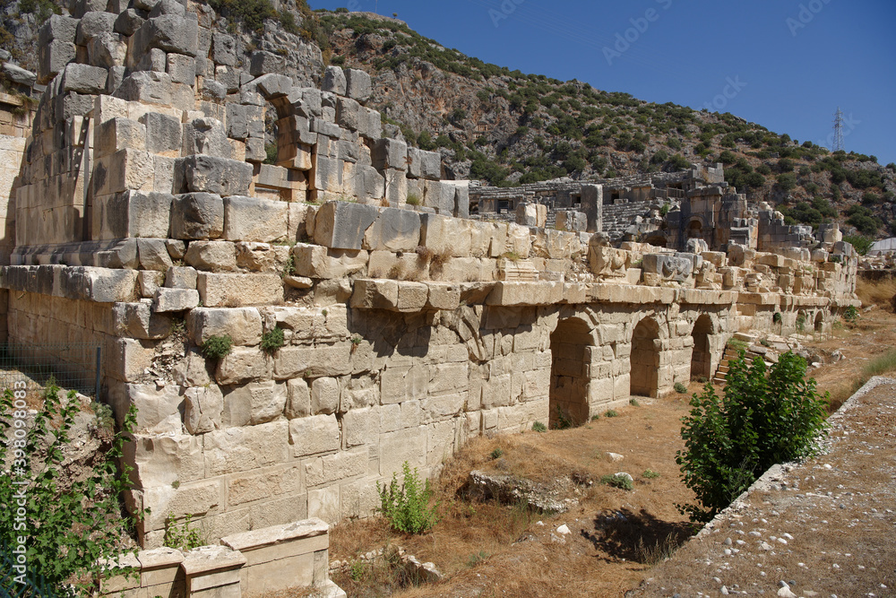  The ancient Greco-Roman theater in Lycian city
