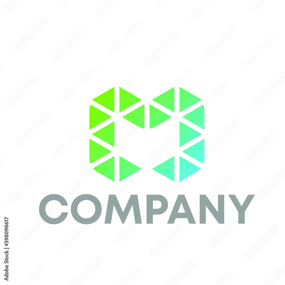 Fototapeta premium letter M logo