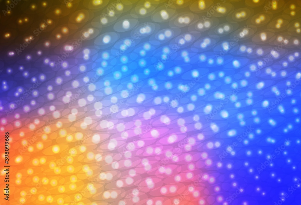 Light Multicolor vector texture with disks.