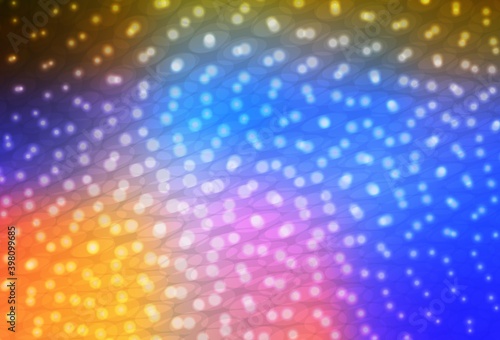 Wallpaper Mural Light Multicolor vector texture with disks. Torontodigital.ca