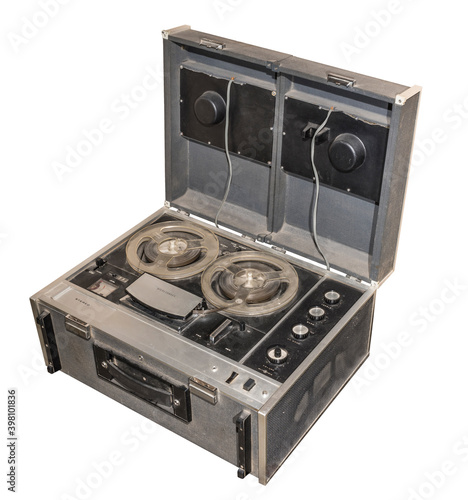 Spool stereo tape recorder, 1967 photo