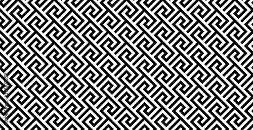 greek seamless pattern. old ancient ornament with key element. Abstract black and white geometric line. Vector background for the fabric cloth, fashion, ceramic floor, ornament textile, texture
