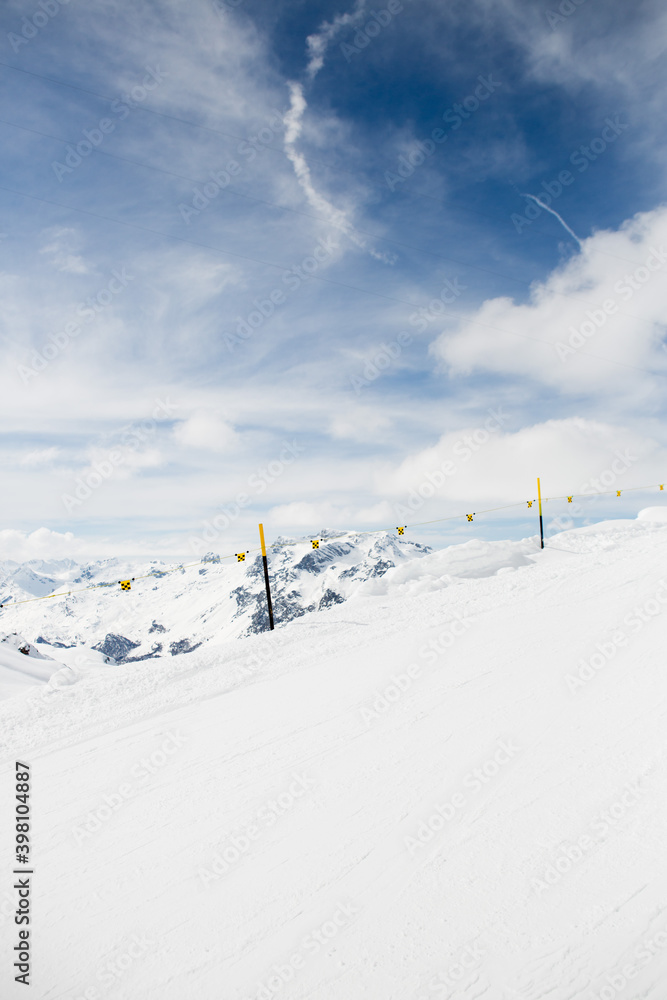 ski resort in winter ski resort in winter