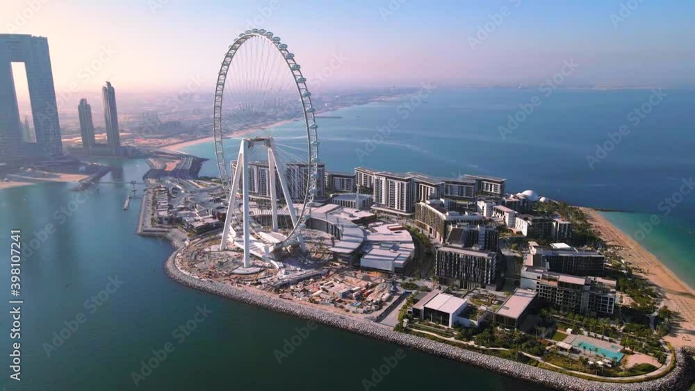 Ain Dubai ferris wheel on Bluewaters island in Dubai, UAE Ain Dubai ferris wheel on Bluewaters island in Dubai, UAE