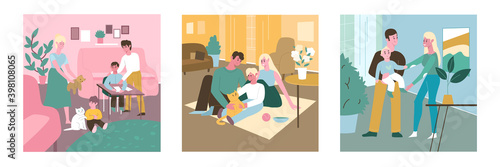 Collection of family time spending.