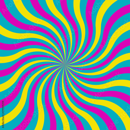 An abstract  psychedelic swirl background image.
