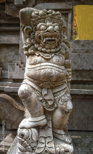 Traditional Balinese demon statue © samuele