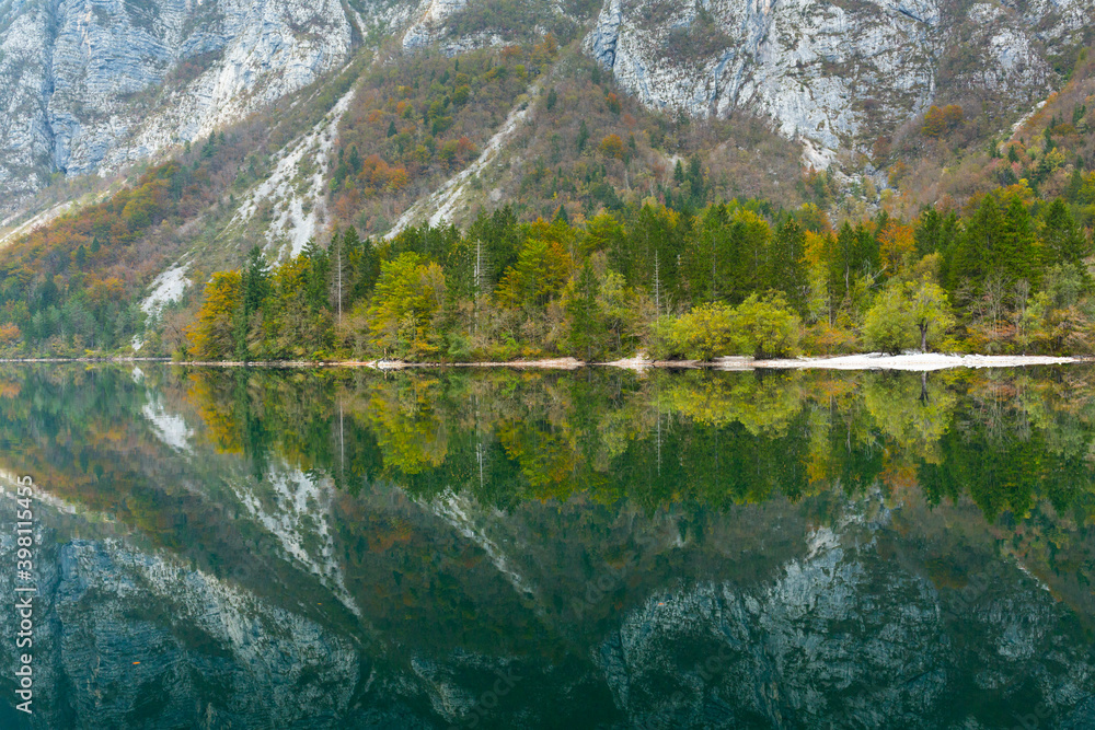 Lake Bohinj, Triglav National Park, Julian Alps, Municipality of Bohinj, Slovenia, Europe