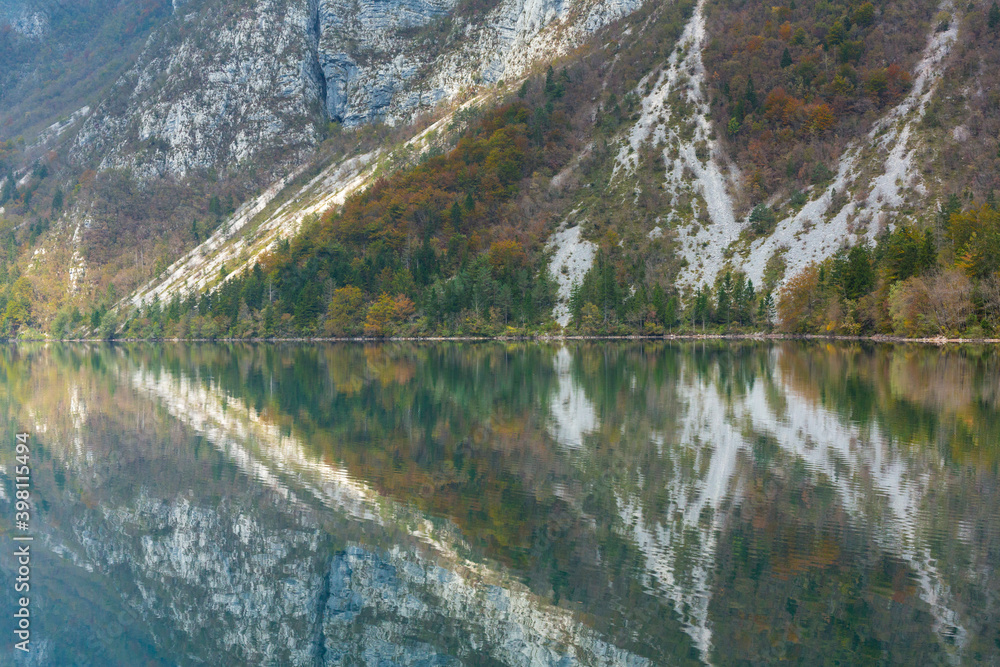 Lake Bohinj, Triglav National Park, Julian Alps, Municipality of Bohinj, Slovenia, Europe Lake Bohinj, Triglav National Park, Julian Alps, Municipality of Bohinj, Slovenia, Europe