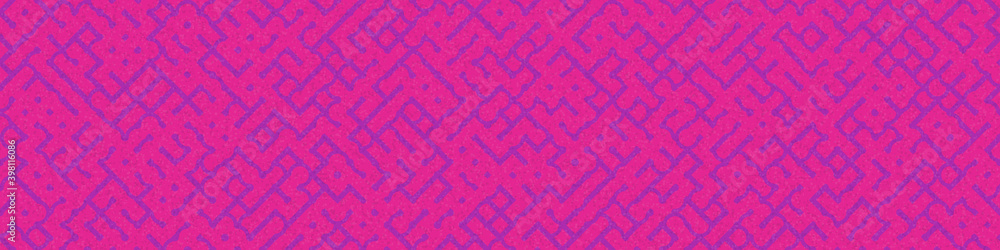 Fototapeta premium Abstract Geometric Pattern generative computational art illustration