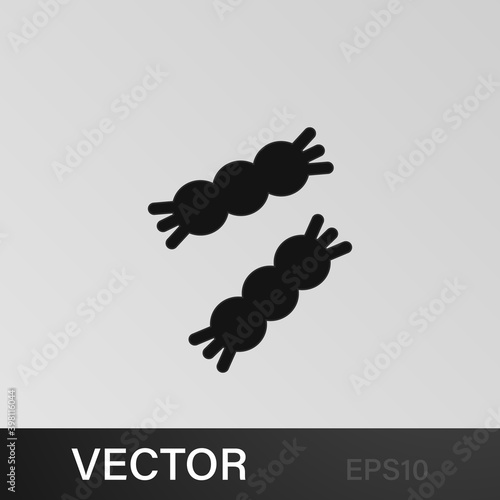 bacterium icon. Element of virus icon. Premium quality graphic design icon. Signs and symbols collection icon for websites, web design, mobile app