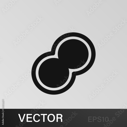 bacterium icon. Element of virus icon. Premium quality graphic design icon. Signs and symbols collection icon for websites, web design, mobile app