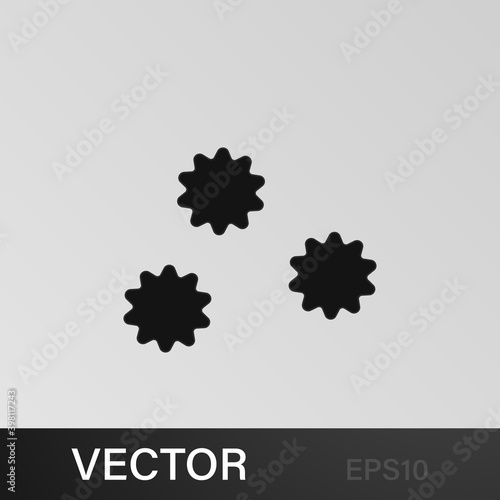 bacterium icon. Element of virus icon. Premium quality graphic design icon. Signs and symbols collection icon for websites, web design, mobile app
