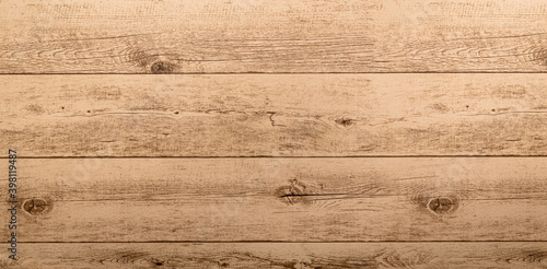Panorama de fond de bois clair pour cr  ation d arri  re-plan avec rayures horizontales.