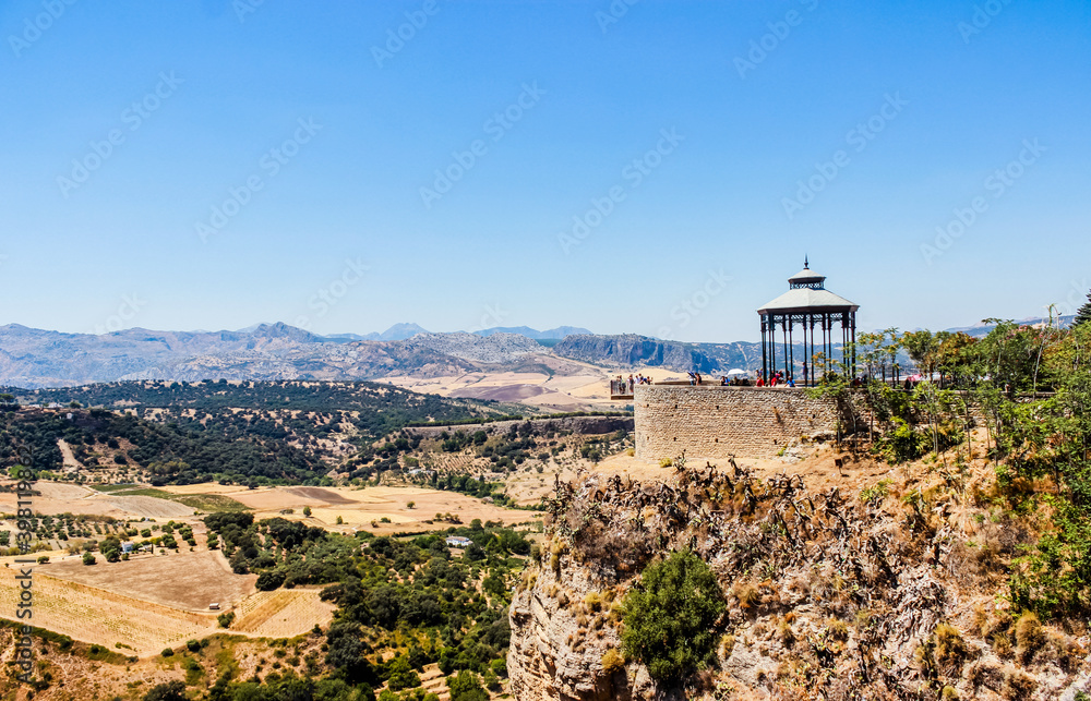 High viewpoint in Ronda, Andalusia Spain 