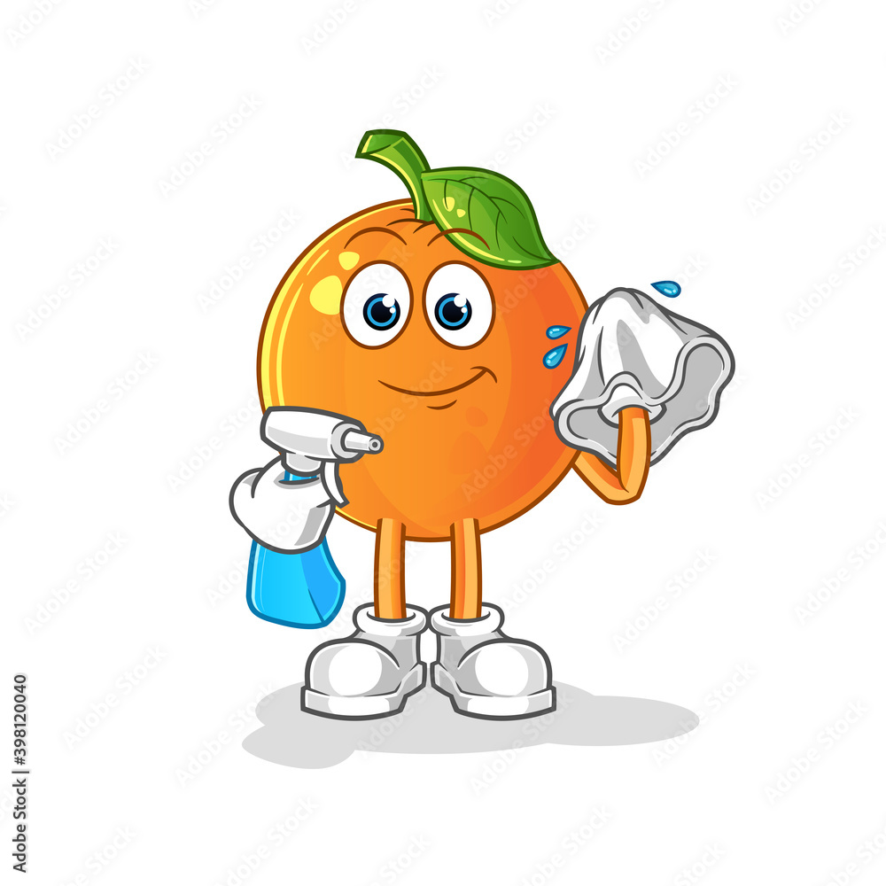 cleaner vector. cartoon character cleaner vector. cartoon character