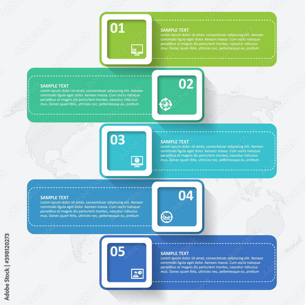 Abstract 3D Paper Infographics. Business template .Vector illustration Abstract 3D Paper Infographics. Business template .Vector illustration