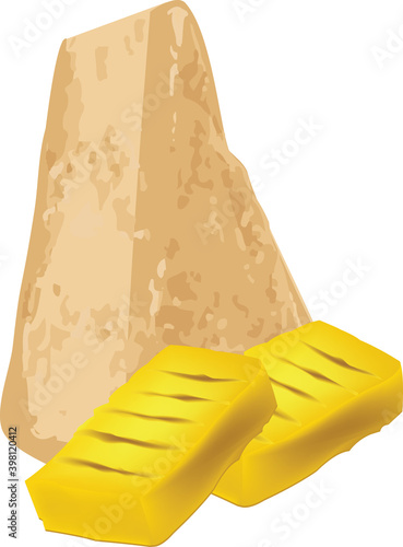 parmesan cheese and polenta