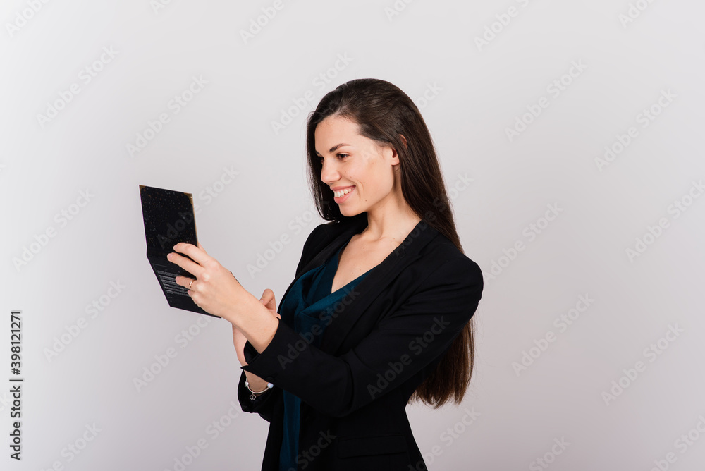 Cosmetologist beautician holding a tool in her hands, permanent makeup master, permanent makeup Cosmetologist beautician holding a tool in her hands, permanent makeup master, permanent makeup