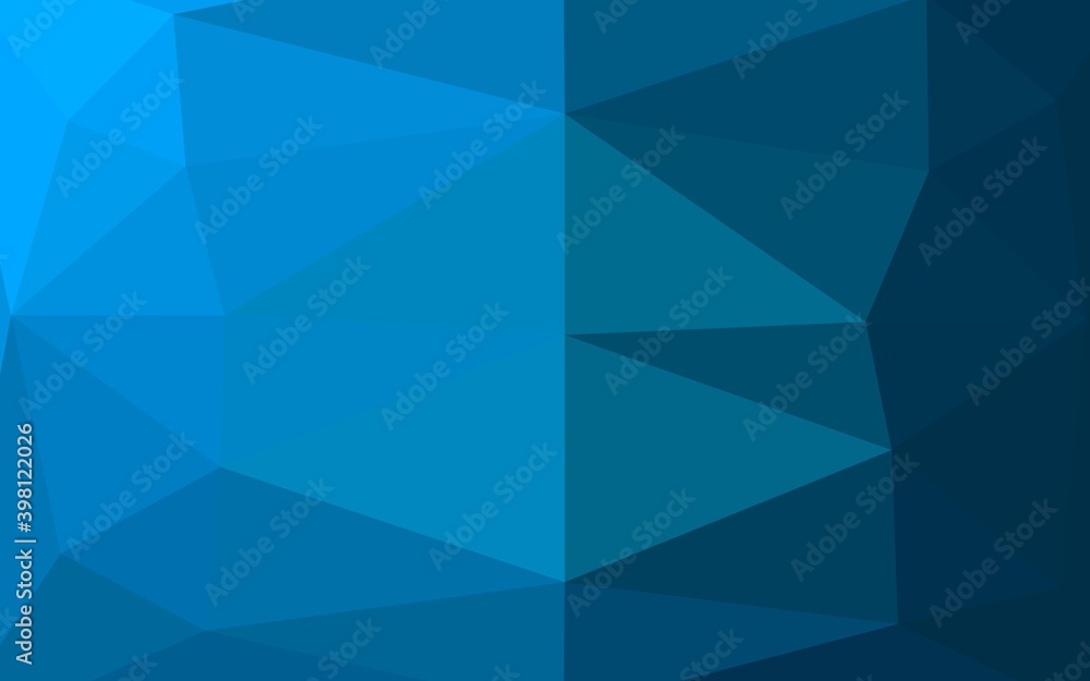 Light BLUE vector polygonal pattern. Modern geometrical abstract illustration with gradient. Template for your brand book. Light BLUE vector polygonal pattern. Modern geometrical abstract illustration with gradient. Template for your brand book.