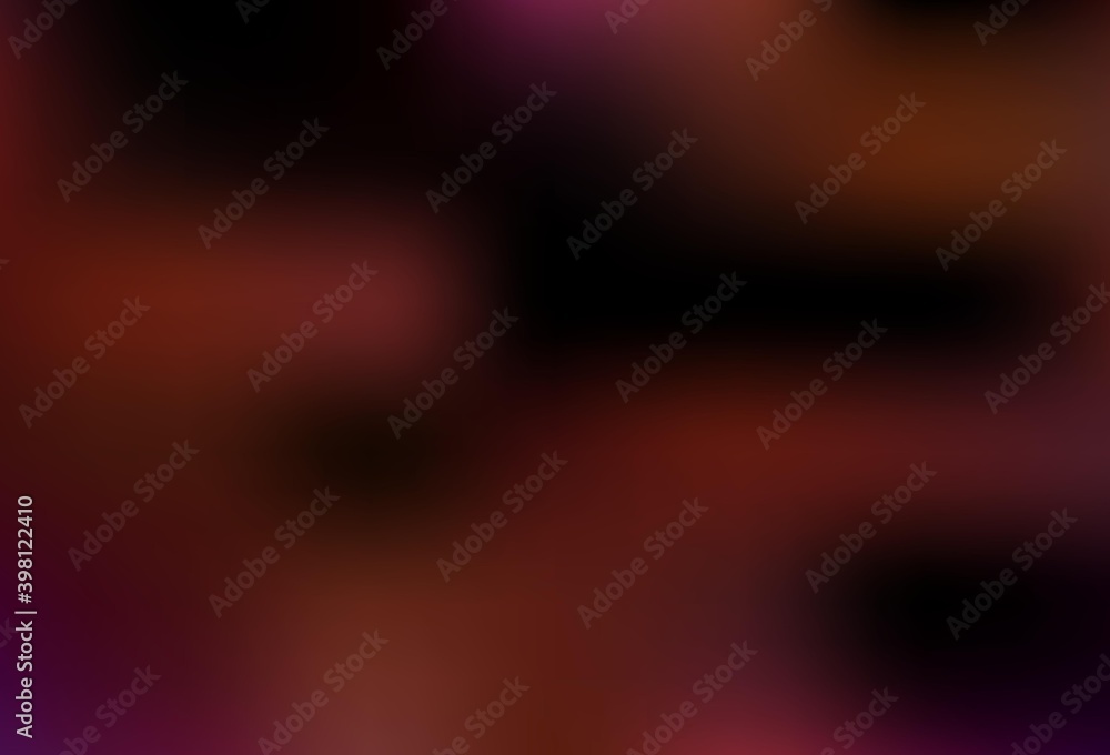 Obraz premium Dark Red vector blurred bright pattern.