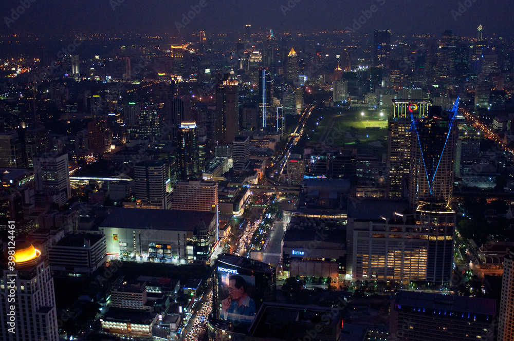 Obraz premium Urban aerial view