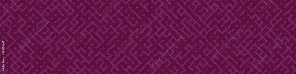 Fototapeta premium Abstract Geometric Pattern generative computational art illustration