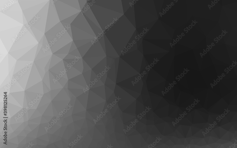 Dark Silver, Gray vector abstract polygonal texture. Glitter abstract illustration with an elegant design. Completely new design for your business. Dark Silver, Gray vector abstract polygonal texture. Glitter abstract illustration with an elegant design. Completely new design for your business.