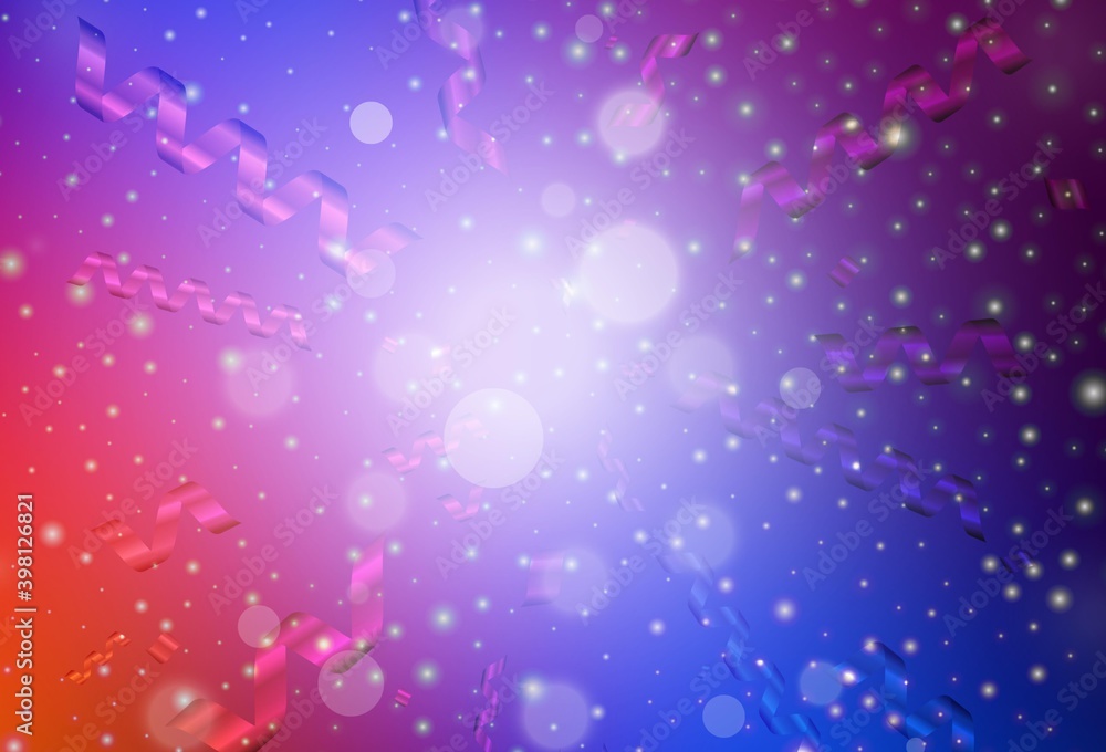 Light Blue, Red vector template in carnival style. Light Blue, Red vector template in carnival style.