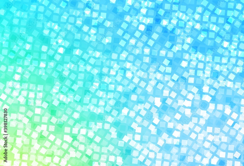 Light Blue, Green vector backdrop with rhombus. Light Blue, Green vector backdrop with rhombus.