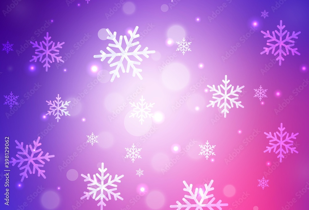 Light Purple, Pink vector texture in birthday style. Light Purple, Pink vector texture in birthday style.