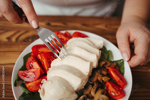 Φωτογραφία Diet concept, healthy lifestyle, low calorie food, low carb diet