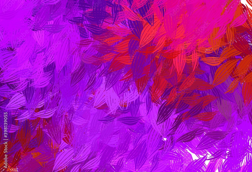 Light Pink, Red vector pattern with random forms. Light Pink, Red vector pattern with random forms.