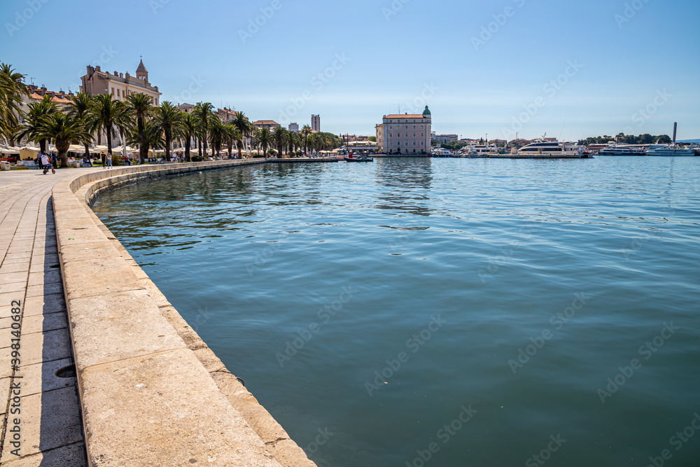 Split Croatia - 08.07.2020, Matejuska port Adriatic Sea